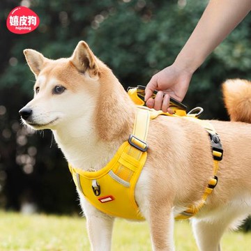 狗狗牽引繩胸背帶外出防爆沖中型大型犬柴犬柯基背心式遛狗繩狗鏈