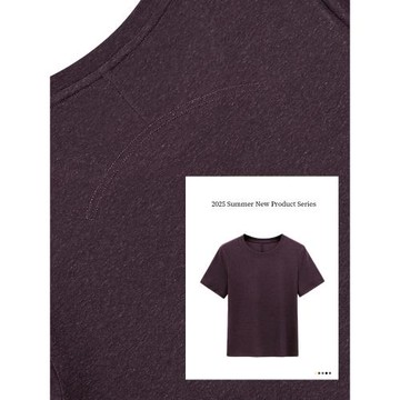 2025夏季新款萊賽爾天絲亞麻升級款夏薄款短袖設計感T恤休閑半袖