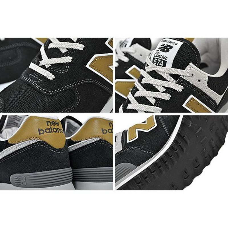 NEW BALANCE ML574EO2 width D BLACK/TAN ニューバランス 574 メンズ スニーカー ESSENTIAL PACK  | LINEブランドカタログ