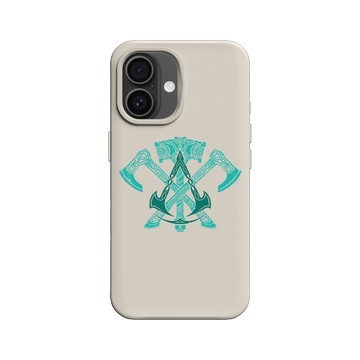 iPhone 16 SolidX 貝殼灰 - Assassin's Creed - Valhalla - Mjolnir & Double Axes