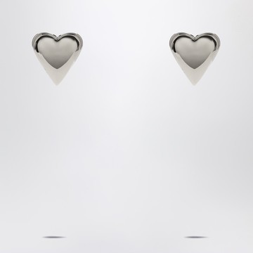Le Coeur Bombé silver earrings