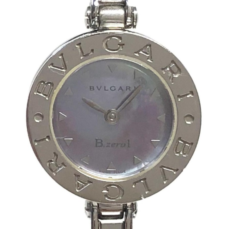 ブルガリ B.zero1腕時計 BZ22S バングル シェル文字盤 シルバー 