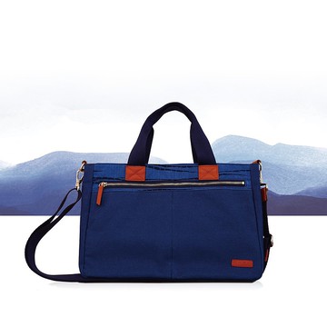 卓也藍染 - 杉青系列雙口袋斜背包