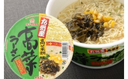 M248-1 〈味のマルタイ〉九州産 高菜ラーメン とんこつ味カップ 12個×2ケース 合計24食