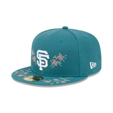 NEW ERA 男女 59FIFTY 59FIFTY PACK - GARDEN 舊金山巨人 松葉綠 NE14889225