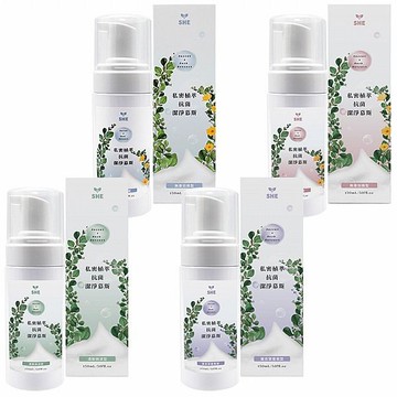 SHE 私密植萃抗菌潔淨慕斯(150ml) 款式可選【小三美日】 DS015943