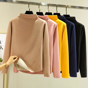 無痕加厚半高領恒溫發熱防寒內衣