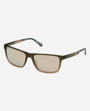 Kenneth Cole | Men's Ultem Rectangular Sunglasses in Green