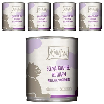 MjAMjAM 魔力喵 鮮肉主食貓罐  火雞 + 胡蘿蔔  800g  5罐