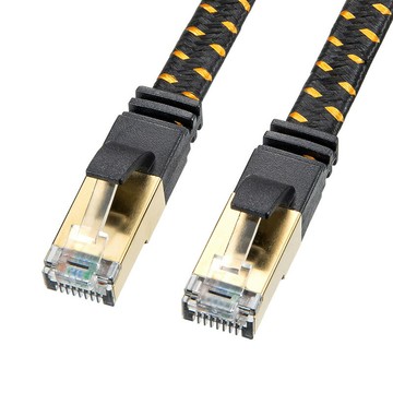 尼龍網線扁平8類千萬兆電腦路由器網絡線家用辦公穩定