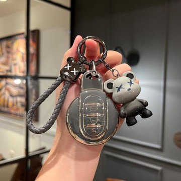 適用于寶馬mini鑰匙套迷你cooper殼countryman汽車clubman男女扣