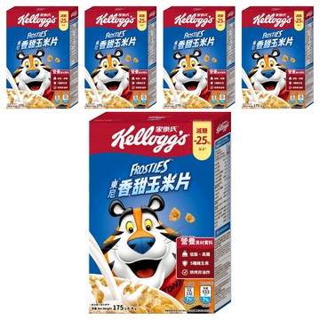 Kellogg's 家樂氏 FROSTIES 東尼玉米片 香甜玉米片  175g  5盒
