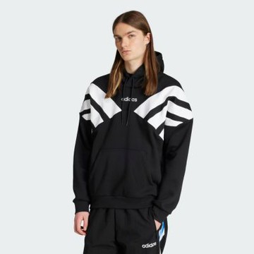 Adidas 愛迪達 Sweatshirt JX3062 男 連帽上衣 帽t 連帽長袖 黑 白 亞版