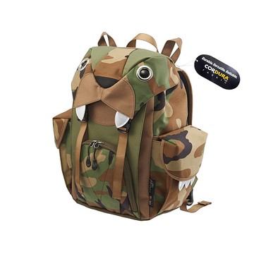 Morn Creations 正版可愛老虎後背包-迷彩(M) (BC-302-CA)