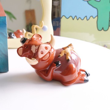 《迪士尼Disney》🇯🇵日本｜ 彭彭＆丁滿陶瓷存錢筒 獅子王