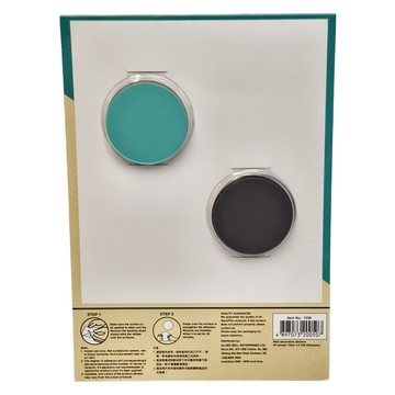 QuickFilm 圓點 Set Kiss 靜電無痕隨壁貼 80張  黑色40張 + 藍色40張  1組