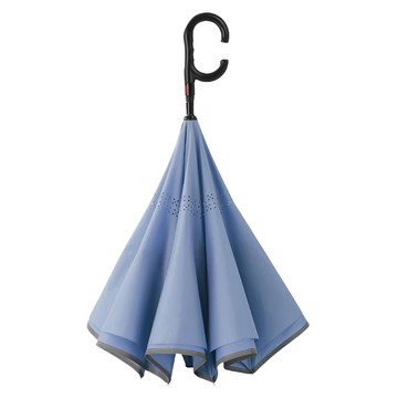 ROYALLIN 蘿林嚴選 德國創意反向傘 自動款 500g 1-2人適用 8傘骨  霧面藍  1支