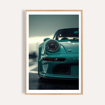 靜速之眼 The Still Speed / 經典跑車藝術掛畫 畫芯 海報