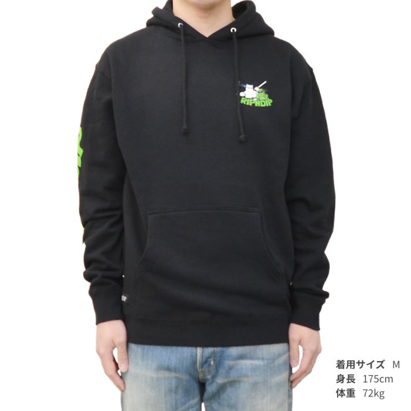 RIPNDIP リップンディップ パーカー TEENAGE MUTANT HOODIE フリース