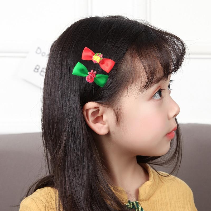 クリスマス ヘアアクセサリー 10点セット 子供 女の子 可愛い ヘア