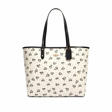 COACH 購物袋雙面包托特包女士單肩包側背包 91151 【 菲尼斯 國際精品 ★ 疊加現抵$1300 】