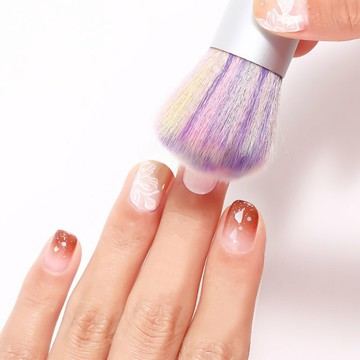 美甲粉塵刷 指甲刷 清潔刷 圓頭刷 美甲 粉塵 清潔 軟毛刷 刷子【DO292】123便利屋