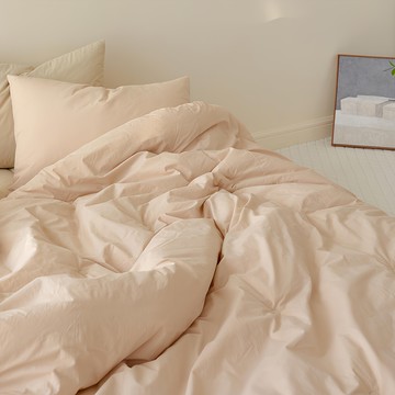 Maatila Doze系列 60支高密度棉被 + 枕套組 奶茶色  SS Super Single (150 x 200 cm)  薄被 + 枕套