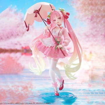 日版現貨 AMP+ 初音未來 櫻穿搭 VOCALOID 櫻未來 景品手辦