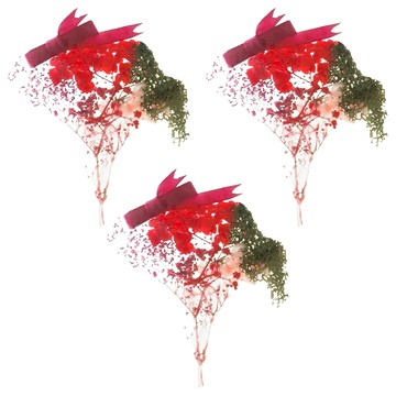 A-ONE 匯旺 浮游花DIY花材包 3包  紅粉細語