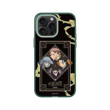 iPhone 15 Pro Max Clear 憂墨綠 - Jujutsu Kaisen 咒術迴戰 S2 - 澀谷事變戰鬥系列-咒靈組合