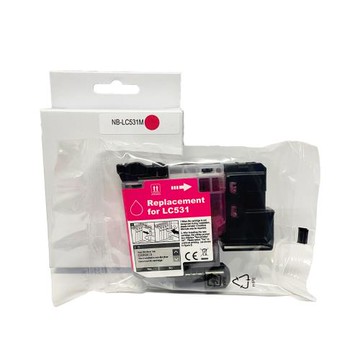 【Brother】 LC-531M 紅色 高印量副廠墨水匣 含晶片 適用 J1360DW