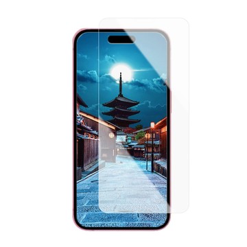 iPhone 15 Plus 貼 AGC日本玻璃 保護貼 【IPhone 15 PLUS】 非全覆蓋鋼化玻璃膜 透明高清透明 9D保護貼 保護膜 防指紋防爆