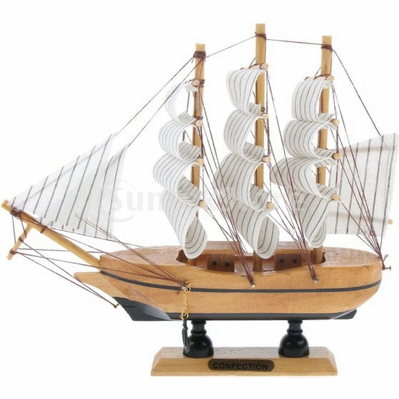 B Baosity 地中海スタイル 手作り 木製 帆船モデル 装飾ボート ギフト 約18cm 通販 Lineポイント最大0 5 Get Lineショッピング