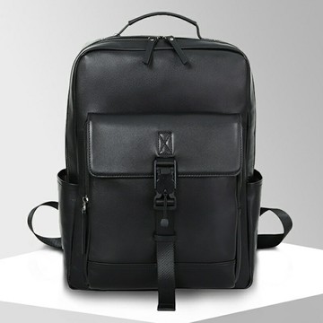 【米蘭精品】現貨+預購 真皮後背包雙肩包真皮革側背包隨身大容量手提包-商務休閒電腦包男女包包74mf14