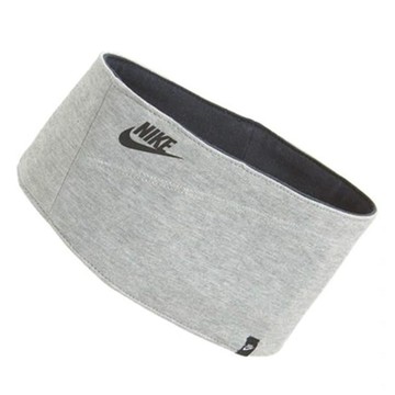 【NIKE耐吉】M TECH FLEECE 黑灰色刷毛保暖頭帶(N1009495096OS/FQ1559096) 登山運動頭巾 冬天冬季防寒流 露營單車跑步自行車 父親節禮物 母親節禮物
