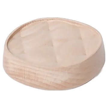 plusdeal 經典菱格 木質飾品收納展示盤  1個  S(8 x 2.2 x 8cm)