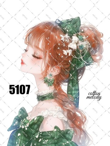 原創貼紙 no.5107 人物貼紙 原創貼紙 原創人物貼紙 裝飾貼紙 cotton melody