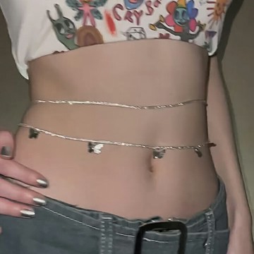 腰鍊 褲鍊 練功鍊 性感水鑽腰鍊腰帶女夏季裝飾細鍊條身體鍊配裙子顯腰細肚臍鍊配飾『ZW6587』