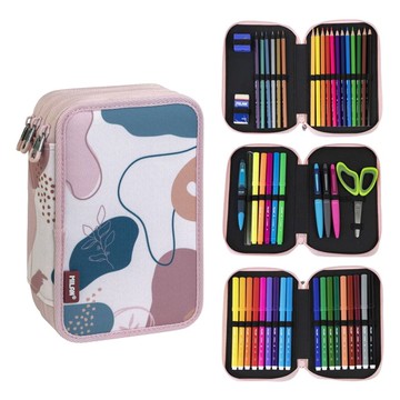 【MILAN】隨行畫筆袋著走 花隅日常 3層式 生日 畢業 聖誕 禮物