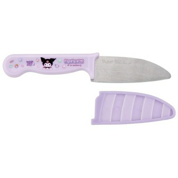 小禮堂 Skater Sanrio 三麗鷗 酷洛米 兒童安全水果刀 HK2 (紫款)