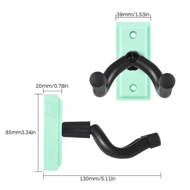 ギター用ウォールマウント,メタルフック,頑丈,頑丈,黒,多機能