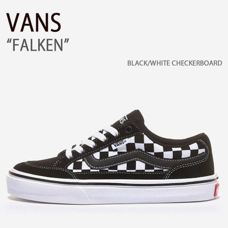 Checkerboard vans clearance black