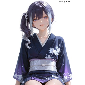 【12月新品】07-109-0008 人物貼紙 性感和服女孩