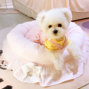 寶麗珍寵物網紅四季狗床可拆洗狗窩貓窩馬爾濟斯韓國ins小型犬