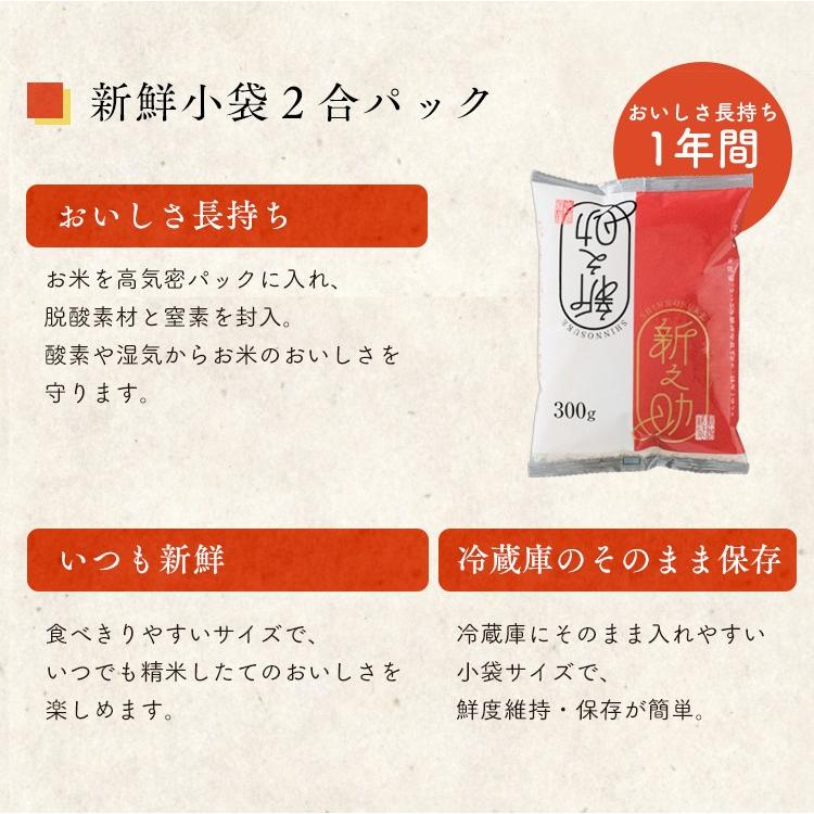 米 お米 生鮮米 新潟県産 新之助 300g アイリスフーズ