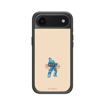 iPhone Air Mod NX -邊框背蓋組合 (相機按鈕) 黑 - 迪士尼-星際大戰 Star Wars - 小圖款-丘巴卡