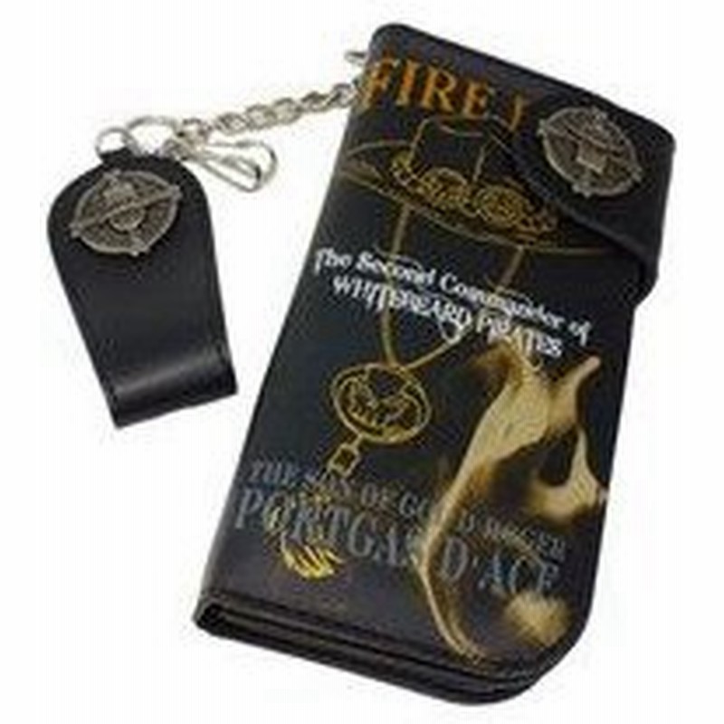 ワンピース One Piece エース ウォレットチェーン付き 長財布 Op 2121 Bk ブラック 通販 Lineポイント最大0 5 Get Lineショッピング