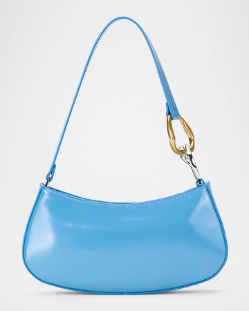 Ollie Chain-Link Leather Shoulder Bag