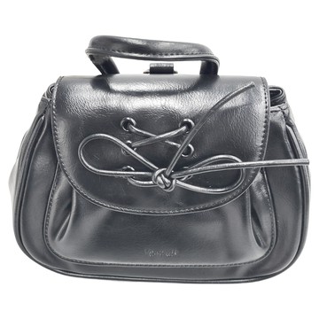 Vanwalk 出走 學院銀色鏈條後背包 V2646  復古黑  1個  22.5 x 9.5 x 15.5cm