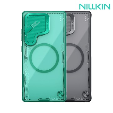 NILLKIN SAMSUNG 三星 Galaxy S25 Ultra 冰空 Prop 磁吸保護殼(覆蓋版)(冰川綠)